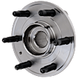 Front and Rear, Driver and Passenger Side Wheel Hub, 6 Lugs, With Bearing, 3.6L, 6Cyl
