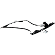 Front, Driver and Passenger Side Power Window Regulator, With Motor