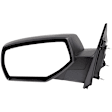 Driver and Passenger Side Mirror, Manual Adjust, Non-Heated, Manual Folding, Textured Black, No Signal Light, No Memory, No Puddle Light, No Auto-Dim, No Blind Spot Feature
