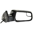 Driver and Passenger Side Mirror, Power Adjust, Heated, Manual Folding, Paintable, No Signal Light, No Memory, No Puddle Light, No Auto-Dim, With Blind Spot Glass