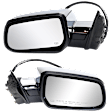 Driver and Passenger Side Mirror, Power Adjust, Heated, Manual Folding, Chrome, No Signal Light, No Memory, No Puddle Light, No Auto-Dim, No Blind Spot Feature