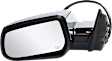 Driver and Passenger Side Mirror, Power Adjust, Heated, Manual Folding, Chrome, No Signal Light, No Memory, No Puddle Light, No Auto-Dim, No Blind Spot Feature