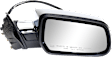Driver and Passenger Side Mirror, Power Adjust, Heated, Manual Folding, Chrome, No Signal Light, No Memory, No Puddle Light, No Auto-Dim, No Blind Spot Feature