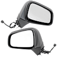 Driver and Passenger Side Mirror, Power Adjust, Heated, Manual Folding, Paintable, No Signal Light, No Memory, No Puddle Light, No Auto-Dim, No Blind Spot Feature