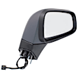 Driver and Passenger Side Mirror, Power Adjust, Heated, Manual Folding, Paintable, No Signal Light, No Memory, No Puddle Light, No Auto-Dim, No Blind Spot Feature