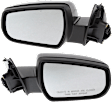 Driver and Passenger Side Mirrors, Power Adjust, Non-Folding, Heated, Paintable, No Signal Light, No Memory, No Puddle Light, No Auto-Dimming, No Blind Spot Feature
