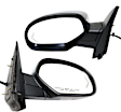 Driver and Passenger Side Mirror, Power Adjust, Heated, Power Folding, Chrome, In-glass Signal Light, With Memory, With Puddle Light, No Auto-Dim, No Blind Spot Feature
