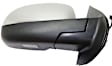 Driver and Passenger Side Mirror, Power Adjust, Heated, Power Folding, Chrome, In-glass Signal Light, With Memory, With Puddle Light, No Auto-Dim, No Blind Spot Feature