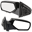 Driver and Passenger Side Mirror, Manual Adjust, Non-Heated, Manual Folding, Paintable, No Signal Light, No Memory, No Puddle Light, No Auto-Dim, No Blind Spot Feature