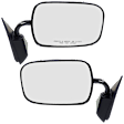 Driver and Passenger Side Mirror, Manual Adjust, Non-Heated, Manual Folding, Paintable, No Signal Light, No Memory, No Puddle Light, No Auto-Dim, No Blind Spot Feature
