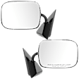 Driver and Passenger Side Mirror, Manual Adjust, Non-Heated, Manual Folding, Chrome, No Signal Light, No Memory, No Puddle Light, No Auto-Dim, No Blind Spot Feature