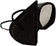 Driver and Passenger Side Mirror, Power Adjust, Heated, Power Folding, Textured Black, In-glass Signal Light, With Memory, With Puddle Light, No Auto-Dim, With Blind Spot Detection in Glass