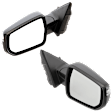 Driver and Passenger Side Mirror, Power Adjust, Heated, Manual Folding, Paintable, In-housing Signal Light, No Memory, No Puddle Light, No Auto-Dim, No Blind Spot Feature