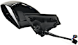 2014 Cadillac SRX - Driver and Passenger Side Mirror, For Models Without Etched Warning, Power Adjust, Heated, Paintable, Power Folding, No Signal Light, No Blind Spot Feature, With Memory, No Puddle Light, No Auto-Dimming