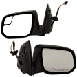 Driver and Passenger Side Mirror, Power Adjust, Heated, Manual Folding, Paintable, No Signal Light, No Memory, No Puddle Light, No Auto-Dim, No Blind Spot Feature