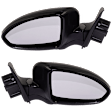 Driver and Passenger Side Mirror, Power Adjust, Non-Heated, Manual Folding, Paintable, No Signal Light, No Memory, No Puddle Light, No Auto-Dim, No Blind Spot Feature