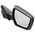 Driver and Passenger Side Mirror, Power Adjust, Non-Heated, Non-Folding, Textured Black, No Signal Light, Driver Side - With Memory; Passenger Side - No Memory, No Puddle Light, No Auto-Dim