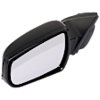 Driver and Passenger Side Mirror, Power Adjust, Non-Heated, Non-Folding, Textured Black, No Signal Light, Driver Side - With Memory; Passenger Side - No Memory, No Puddle Light, No Auto-Dim