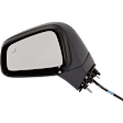 Driver and Passenger Side Mirror, Power Adjust, Heated, Manual Folding, Paintable, In-housing Signal Light, No Memory, No Puddle Light, No Auto-Dim, With Blind Spot Detection in Glass
