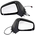 Driver and Passenger Side Mirror, Power Adjust, Non-Heated, Manual Folding, Paintable, No Signal Light, No Memory, No Puddle Light, No Auto-Dim, No Blind Spot Feature