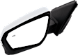 Driver and Passenger Side, Mirrors, Power, Heated, Manual Folding, Chrome, In-housing Signal Light, with Memory, No Puddle Light, No Auto-Dimming, with Blind Spot Glass