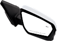 Driver and Passenger Side, Mirrors, Power, Heated, Manual Folding, Chrome, In-housing Signal Light, with Memory, No Puddle Light, No Auto-Dimming, with Blind Spot Glass
