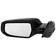 Driver and Passenger Side Mirror, Power Adjust, Heated, Manual Folding, Paintable, In-housing Signal Light, No Memory, No Puddle Light, No Auto-Dim, With Blind Spot Detection in Glass