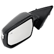 Driver and Passenger Side Mirror, Power Adjust, Heated, Manual Folding, Paintable, In-housing Signal Light, No Memory, No Puddle Light, No Auto-Dim, With Blind Spot Detection in Glass