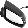 Driver and Passenger Side Mirrors, Power Adjust, Manual Folding, Heated, Paintable, In-Housing Signal Light, With Memory, No Puddle Light, No Auto-Dimming, With Blind Spot Detection in Glass