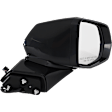 Driver and Passenger Side Mirrors, Power Adjust, Manual Folding, Heated, Paintable, In-Housing Signal Light, With Memory, No Puddle Light, No Auto-Dimming, With Blind Spot Detection in Glass