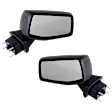 Driver and Passenger Side Mirror, Manual Adjust, Non-Heated, Manual Folding, Textured Black, No Signal Light, No Memory, No Puddle Light, No Auto-Dim, No Blind Spot Feature