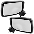 Driver and Passenger Side Mirror, Manual Adjust, Non-Heated, Manual Folding, Textured Black, No Signal Light, No Memory, No Puddle Light, No Auto-Dim, No Blind Spot Feature