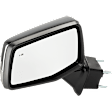 Driver and Passenger Side Mirrors, Power Adjust, Heated, Power Folding, Paintable, In-housing Signal Light, With Memory, With Puddle Light, No Auto-Dimming, With BSD in Glass, With (Temp Sensor, RH)