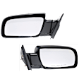 1988-1999 GMC C1500 - Driver and Passenger Side, Non-Towing, Mirrors, Non-Heated, Manual Folding, Paintable