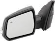 Driver and Passenger Side Mirror, Power Adjust, Heated, Manual Folding, Paintable, In-housing Signal Light, With Memory, No Puddle Light, No Auto-Dim, With Blind Spot Detection in Glass