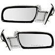 Driver and Passenger Side Mirrors, Non-Towing, Power Adjust, Manual Folding, Heated, Chrome, No Signal Light, No Memory, No Puddle Light, No Auto-Dimming, No Blind Spot Feature