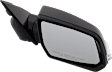 Driver and Passenger Side Mirror, Power Adjust, Heated, Manual Folding, Paintable, In-housing Signal Light, No Memory, No Puddle Light, No Auto-Dim, No Blind Spot Feature