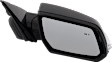 Driver and Passenger Side Mirror, Power Adjust, Heated, Manual Folding, Paintable, In-housing Signal Light, No Memory, No Puddle Light, No Auto-Dim, With Blind Spot Detection in Glass