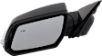 Driver and Passenger Side Mirror, Power Adjust, Heated, Manual Folding, Paintable, In-housing Signal Light, No Memory, No Puddle Light, No Auto-Dim, With Blind Spot Detection in Glass