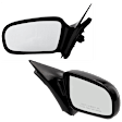 Coupe Driver and Passenger Side Mirror, Manual Adjust, Non-Heated, Non-Folding, Paintable, No Signal Light, No Memory, No Puddle Light, No Auto-Dim, No Blind Spot Feature