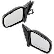 Driver and Passenger Side Mirrors, Power Adjust, Manual Folding, Non-Heated, Paintable, No Signal Light, No Memory, No Puddle Light, No Auto-Dimming, No Blind Spot Feature