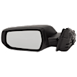 Driver and Passenger Side Mirrors, Power Adjust, Manual Folding, Non-Heated, Textured Black, No Signal Light, No Memory, No Puddle Light, No Auto-Dimming, No Blind Spot Feature