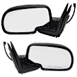 Driver and Passenger Side Mirror, Power Adjust, Non-Heated, Manual Folding, Chrome, No Signal Light, No Memory, No Puddle Light, No Auto-Dim, No Blind Spot Feature