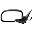 2001 Chevrolet Silverado 1500 - Driver and Passenger Side Mirror, Power Adjust, Heated, Chrome, Manual Folding, No Signal Light, No Blind Spot Feature, Without Memory Recall, No Puddle Light, No Auto-Dimming, Extended Cab Pickup
