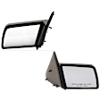 Driver and Passenger Side Mirror, Non-Towing, Manual Adjust, Non-Heated, Non-Folding, Paintable, No Signal Light, No Memory, No Puddle Light, No Auto-Dimming, No Blind Spot Feature