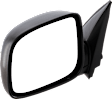 Driver and Passenger Side Mirrors, Power Adjust, Manual Folding, Non-Heated, Textured Black, No Signal Light, No Memory, No Puddle Light, No Auto-Dimming, No Blind Spot Feature