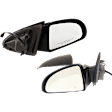 Driver and Passenger Side Mirror, Power Adjust, Non-Heated, Non-Folding, Paintable, No Signal Light, No Memory, No Puddle Light, No Auto-Dim, No Blind Spot Feature