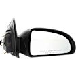 Driver and Passenger Side Mirror, Manual Adjust, Non-Heated, Non-Folding, Textured Black, No Signal Light, No Memory, No Puddle Light, No Auto-Dim, No Blind Spot Feature