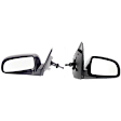 Driver and Passenger Side Mirror, Manual Adjust, Non-Heated, Manual Folding, Paintable, No Signal Light, No Memory, No Puddle Light, No Auto-Dim, No Blind Spot Feature