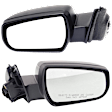 Driver and Passenger Side Mirrors, Power Adjust, Non-Folding, Non-Heated, Textured Black, No Signal Light, No Memory, No Puddle Light, No Auto-Dimming, No Blind Spot Feature
